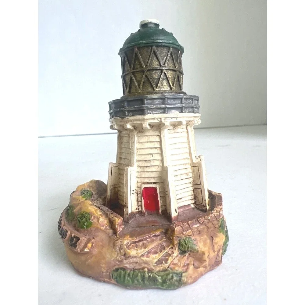 Centre Island NY‎ Lighthouse Figurine Hand Painted Resin Collectible Nautical